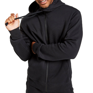 Customize Wholesale High Quality Men Sublimation Solid Color Zipper Hoodie Oversized Graphic Vintage Hoodie <b>Sweatshirt</b> - Product Image 1
