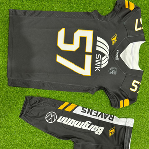 Camiseta de entrenamiento de fútbol americano de alta calidad, servicio OEM al por mayor, Camiseta deportiva, uniforme de fútbol americano de equipo personalizado - Product Image 5