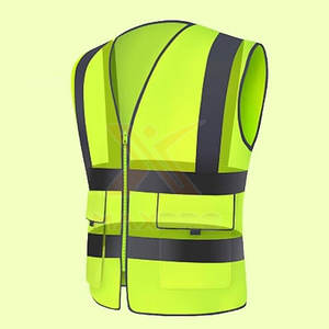 Gilet de sécurité réfléchissant respirant personnalisable en matériau durable, best-seller - Product Image 2