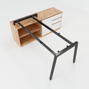 Patas de Mesa/Soporte de Gabinete Minimalistas en Forma de H de Hierro Fundido Aton Concept 1600x800mm HCAT021 Fácil Instalación Requiere Montaje - Product Image 1