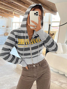 Haute Qualité Coton Polaire Pull Crop Top Hoodies pour Femmes Respirant Vêtements Décontractés Offre Spéciale Sublimation Zip Crop Top Imprimer - Product Image 5