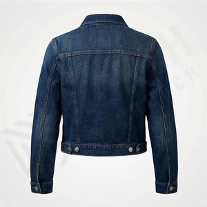 Ventes en gros de vestes en jean pour femmes confortables et respirantes, conception personnalisée OEM avec logo, toile de coton, tendance de la mode, couleur personnalisée - Product Image 2