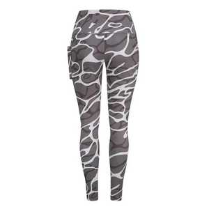 Ensemble de vêtements de sport pour femmes en tissu camouflage, leggings de yoga à taille haute, extensible dans les quatre sens, imprimé - Product Image 3