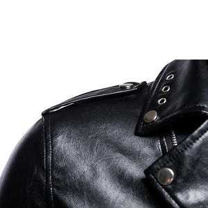 Chaqueta de cuero al aire libre Fábrica de moda Alta calidad Invierno 2025 Chaqueta de cuero de oveja de alta calidad para hombres - Product Image 4