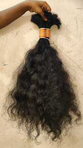 ผมมนุษย์สีธรรมชาติ100% สำหรับการต่อผมเป็นลอนคลื่นแบบหลวมสำหรับการต่อผมดิบสำหรับทุกคน - Product Image 6