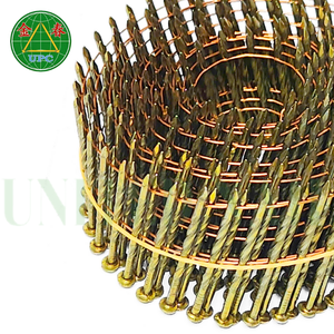 Clous de palette en bobine de 2.1x32mm avec tige à vis, revêtement jaune pour la fabrication de palettes et prix d'usine compétitif du Vietnam - Product Image 5