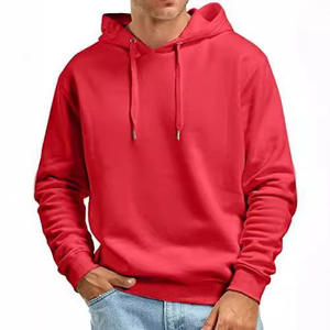 Venta al por mayor personalización Y2K hombres suave mezcla de algodón Sudadera con capucha patrón sólido sudaderas con capucha casuales para la temporada de primavera - Product Image 3