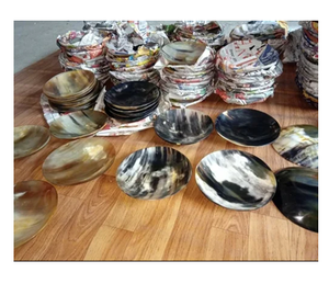 Ensaladera de cuerno de búfalo Natural Real de primera calidad, cuenco de cuerno de frutas para decorar la cocina del hogar con DE LA India - Product Image 6