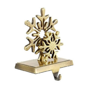 Soportes de medias de Ángel de Metal de Reno antiguos y únicos, nueva decoración navideña hecha a mano para medias navideñas interiores - Product Image 1