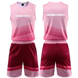 Cómodo Material de poliéster Tela suave Último diseño Ropa deportiva ligera Uniforme de baloncesto en diferentes colores - Product Image 1