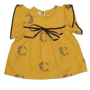 Robe pour bébé nouveau-né - Moutarde - Product Image 1