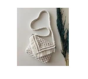 Elegant Design Natural Jute Pouch <b>Bags</b> With Chain Handle Custom Size Shape High Quality Handmade Canvas Tote Women Sacks - Product Image 3