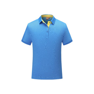 T-shirt polo de golf à manches courtes pour hommes 190 Gsm haute qualité 100% polyester OEM logo personnalisé uni vierge pour hommes - Product Image 5