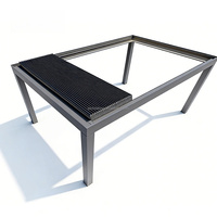 Pérgola Retráctil de Aluminio de Alta Resistencia con Persianas Bioclimáticas Inteligentes y Sensor de Lluvia con Cierre Automático para Terraza