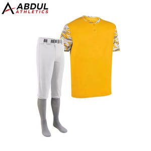 Nouvelle arrivée, uniforme de baseball professionnel pour le travail, avec un matériau respirant pour les joueurs - Product Image 1