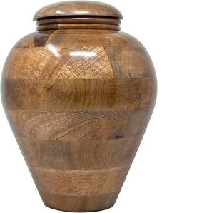 โกศศพไม้สำหรับผู้ใหญ่ชายหญิงเถ้ากระดูกมนุษย์เก็บ - Product Image 1