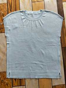 เสื้อแฟชั่นผ้าฝ้ายถักแบบสวมหัวของผู้หญิงเสื้อครอปแขนสั้นทรงสลิมฟิตสำหรับฤดูหนาว - Product Image 2