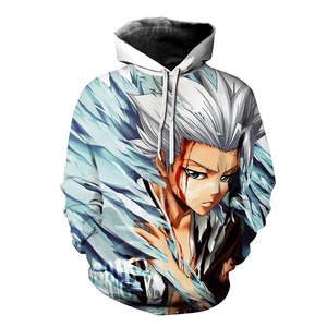 Sudadera con capucha blanca para hombre con estampado de salpicaduras rojas y cremallera completa Sudadera de calle OEM ODM al por mayor - Product Image 4