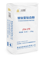 Fabrication chinoise Dioxyde de titane à haute blancheur Tio2 Anatase JTA-179