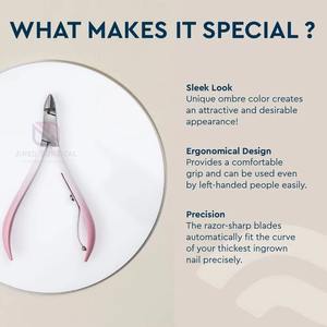 Coupe-ongles professionnels en acier inoxydable |   Outil de coupe pour manucure et pédicure de haute qualité réutilisable en gros pour les ongles des doigts - Product Image 4