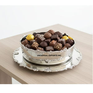 Cuenco de chocolate de acero con aspecto árabe, cuenco dulce decorativo con acabado dorado, cuenco de chocolate nuevo de diseñador de tamaño personalizado - Product Image 3