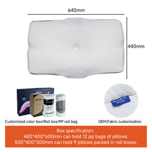 Ortho pä disches Kissen Gebogene Wirbel Nackens ch merzen Linderung <span class=keywords><strong>B</strong></span>-Form Gebärmutter hals kontur Anti Schnarch Schlaf bett Memory Foam Kissen - Product Image 5