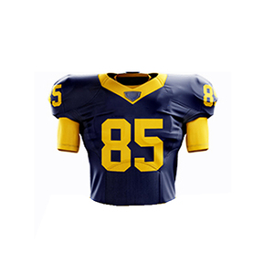 Maillots de football américain personnalisés Nouveau design Ensembles d'uniformes respirants à bon prix - Product Image 1