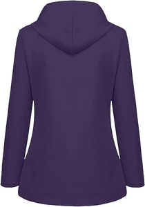 Meilleures vestes pour femmes en vrac vente en gros coupe-vent imperméable respirant de grande taille vestes de ski OEM de sport couleur personnalisée - Product Image 6