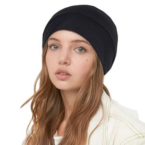 Bonnet d'hiver pour hommes, bonnet en laine tricotée et en velours, à rayures épaisses, pour skis et sports - Product Image 2