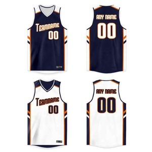 Maillot de basketball respirant, vêtements de sport, uniformes personnalisables, impression par transfert thermique, grande taille, anti-UV, anti-bactérien, universitaire - Product Image 3