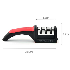 Aiguiseur de couteaux professionnel à 3 étapes avec pierre à aiguiser en tungstène, matériau en aluminium, gardez vos couteaux affûtés et prêts pour toutes les tâches - Product Image 5