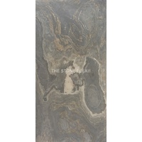 Feuille de placage de pierre flexible d'automne indien ardoise mince naturelle pour revêtement mural et décoration intérieure