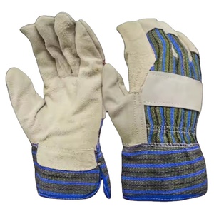 Guantes de Trabajo de Alto Rendimiento, Cuero Vacuno, Algodón, Suaves y Cómodos, Protección Industrial para las Manos, Guantes de Trabajo Canadienses - Product Image 4
