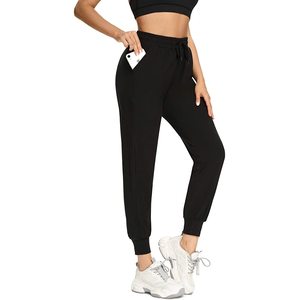 Women's <b>Skinny</b> Fit Sweat pants Flat Front <b>Joggers</b> with Pockets for Yoga Running Workout Training Premium Quality Clothes Factory - Product Image 3