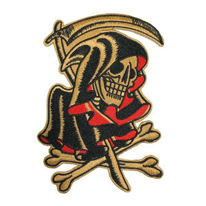 Wholesale Best Quality Design Embroidered Patches Hot Selling <b>Iron</b> <b>on</b> Embroidery Patches for Jackets - Product Image 1