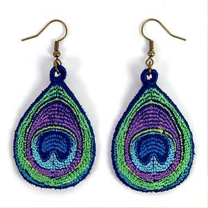 Fabricante y Exportador de Pendientes Bordados, Pendientes con Cuentas para Mujer, Joyería Festiva para Fiestas al Mejor Precio - Product Image 6