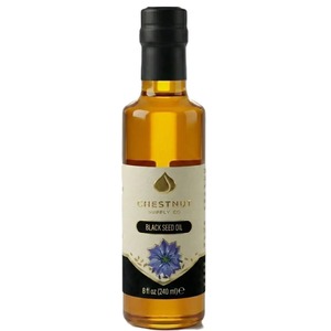 Huile de Nigelle Biologique USDA 8 fl oz |   Huile de cumin noir Nigella Sativa pressée à froid |   Chaque lot a été testé par TQ |   Entrepôt américain - Product Image 1