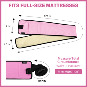Customized Pink Medical <b>Bed</b> Restraint Belt Elderly Patient Safety Positioning Strap with Adjustable Waist Support - Product Image 2