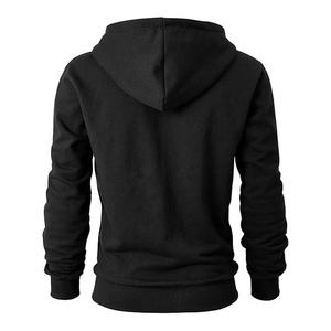Sweat-shirt unisexe de haute qualité en gros, 100% coton tricoté, polaire anti-rétrécissement, fermeture éclair, logo B imprimé - Product Image 3