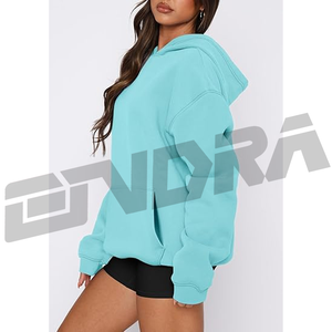 Sweat-shirt à capuche oversize pour femme, style décontracté, streetwear, pull en molleton doux, confortable, tendance hivernale - Product Image 3