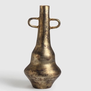 Vase à fleur d'orme en aluminium fait main de qualité supérieure en métal pour la maison, hôtel ou restaurant, pot et jardinière de décoration - Product Image 4