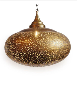 Lámpara colgante de Metal de estilo marroquí moderno sólido puro para decoración del hogar iluminación colgante de diseño estándar para Navidad - Product Image 1