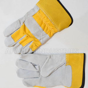 Venta directa de fábrica Precio barato 707 Guantes de seguridad de cuero con función ignífuga y antideslizante para el trabajo Servicio OEM - Product Image 6