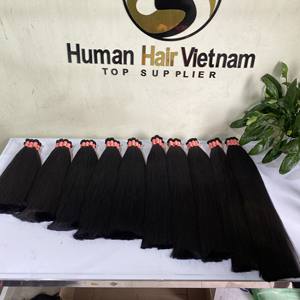 Extensión a granel de cabello humano Remy, calidad superior, calidad superior, cabello Alineación de cutícula sin procesar, grado 12A, extensiones de cabello humano virgen a granel - Product Image 2