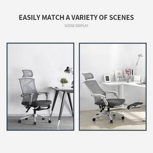 Chaises de bureau ergonomiques en maille <span class=keywords><strong>Sihoo</strong></span>, nouvelle arrivée, avec support lombaire 3D bionique et repose-pieds - Product Image 5