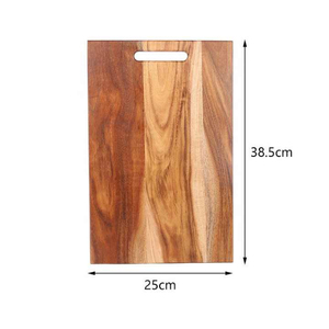 Haute qualité en gros Rectangle Acacia bois planche à découper poignée écologique matériau sûr 1.5cm d'épaisseur Durable léger - Product Image 6