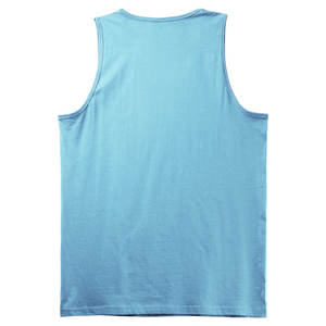 Solid Color Team Uniform Cotton <b>Sleeveless</b> <b>T</b> <b>Shirt</b> Blue <b>Men</b> Gym Custom Blank Tank Tops - Product Image 3