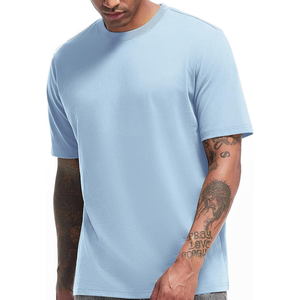 Camiseta de algodón de estilo único para hombre, último diseño, mezcla de poliéster de alta calidad, camisetas para hombre con estampado de logotipo personalizado al por mayor - Product Image 1