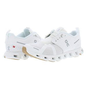 Scarpe da Donna On Cloud 5 Terry Colore: Bianco/Almond 100% Autentiche - Product Image 2