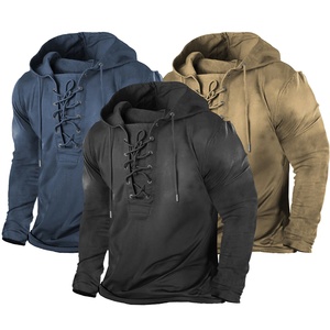 Sudadera con Capucha Personalizada para Hombre, 100% Algodón Orgánico, Lavado Vintage, Tejido Grueso, Bordada, Corte Holgado, Ecológica - Product Image 3